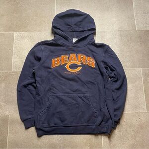 NFL Navy Bears Hoodie with Orange Accents